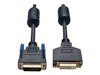 Tripp Lite 10ft DVI Dual Link Extension Digital TMDS Monitor Cable DVI-D M/F 10' - Rallonge de câble DVI - liaison double - DVI-D (F) pour DVI-D (M) - 3.05 m - moulé, vis moletées - noir P562-010