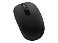 Souris mobile sans fil Microsoft 1850 - Souris - droitiers et gauchers - optique - 3 boutons - sans fil - 2.4 GHz - récepteur sans fil USB - noir U7Z-00004?4301