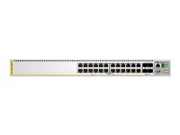 Allied Telesis AT X530L-28GTX - Commutateur - C3 - Géré - 24 x 10/100/1000 (PoE+) + 4 x 1 gigabit/10 gigabit SFP+ (liaison montante) - Montable sur rack AT-X530L-28GTX-50