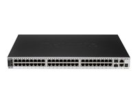 D-Link xStack DES-3552 - Commutateur - Géré - 48 x 10/100 + 2 x SFP Gigabit combiné - de bureau DES-3552