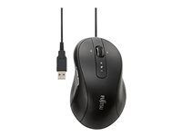 Fujitsu M960 - Souris - pour droitiers - LED bleue - 10 boutons - filaire - USB - noir - pour Celsius H7510, J5010, W5010, W5012; ESPRIMO D7010, D7011, D9010, D9011, G9010, K5010/24 S26381-K470-L100