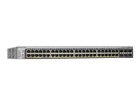 NETGEAR Smart GS752TS - Commutateur - Géré - 48 x 10/100/1000 + 2 x SFP Gigabit combiné + 4 x Gigabit SFP - Montable sur rack GS752TSB-100EUS