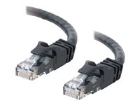 C2G Cat6 Booted Unshielded (UTP) Crossover Patch Cable - Câble inverseur - RJ-45 (M) pour RJ-45 (M) - 3 m - UTP - CAT 6 - moulé, sans crochet, bloqué - noir 83543