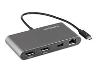 StarTech.com Mini Dock Thunderbolt 3 - Station d'Accueil TB3 à Double Écran - DisplayPort 4K 60Hz - 1x USB-A (3.2) & GbE - Câble 28cm - Adaptateur Multiport pour PC Portable - Mac/Windows (TB3DKM2DPL) - Station d'accueil - Thunderbolt 3 - 2 x DP - 1GbE TB3DKM2DPL