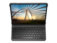 Logitech Slim Folio Pro - Clavier et étui - rétroéclairé - Bluetooth - AZERTY - Français - pour Apple 11-inch iPad Pro (1ère génération, 2e génération) 920-009684