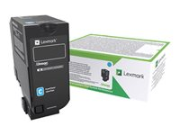 Lexmark - Cyan - original - cartouche de toner LCCP, LRP, Entreprise Lexmark - pour Lexmark CS720de, CS720dte, CS725de, CS725dte, CX725de, CX725dhe, CX725dthe 74C20CE