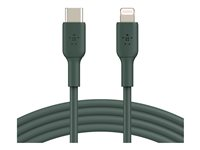 Belkin BOOST CHARGE - Câble Lightning - Lightning mâle pour 24 pin USB-C mâle - 1 m - vert de minuit - Alimentation USB (18 W) CAA003BT1MMG