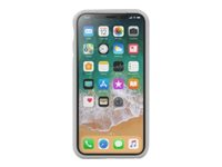 Belkin SheerForce Elite - Coque de protection pour téléphone portable - polycarbonate - argent - pour Apple iPhone X F8W868BTC01