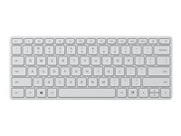 Microsoft Designer Compact - Clavier - sans fil - Bluetooth 5.0 - AZERTY - Gris glacier 21Y-00035