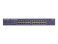 NETGEAR ProSafe JGS524v2 - Commutateur - non géré - 24 x 10/100/1000 - Ordinateur de bureau, Montable sur rack - AC 100/230 V JGS524-200EUS