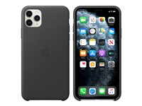 Apple - Coque de protection pour téléphone portable - cuir, aluminium usiné - noir - pour iPhone 11 Pro Max MX0E2ZM/A