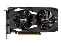 ASUS DUAL-GTX1660TI-6G - Carte graphique - GF GTX 1660 Ti - 6 Go GDDR6 - PCIe 3.0 x16 - DVI, 2 x HDMI, DisplayPort 90YV0CT3-M0NA00