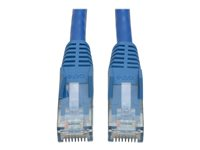 Tripp Lite 20ft Cat6 Gigabit Snagless Molded Patch Cable RJ45 M/M Blue 20' - Cordon de raccordement - RJ-45 (M) pour RJ-45 (M) - 6.1 m - UTP - CAT 6 - moulé, sans crochet, bloqué - bleu N201-020-BL