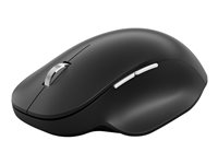 Microsoft Bluetooth Ergonomic Mouse - Souris - ergonomique - optique - 5 boutons - sans fil - Bluetooth 5.0 LE - noir mat 222-00004