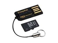 Kingston USB microSD Reader - Lecteur de carte ( microSD, microSDHC ) - USB 2.0 FCR-MRG2