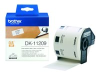 Brother DK-11209 - Noir sur blanc - 800) étiquettes adresses - pour Brother QL-1050, 1060, 1110, 500, 550, 560, 570, 580, 600, 650, 700, 710, 720, 820 DK11209