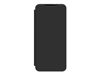 Samsung GP-FWA346AMA - Étui à rabat pour téléphone portable - polyuréthane, polycarbonate - noir - pour Galaxy A34 5G GP-FWA346AMABQ