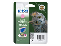 Epson T0796 - 11 ml - magenta clair - original - blister - cartouche d'encre - pour Stylus Photo 1500, P50, PX650, PX660, PX710, PX720, PX730, PX800, PX810, PX820, PX830 C13T07964010