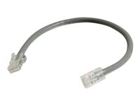 C2G Cat5e Non-Booted Unshielded (UTP) Network Patch Cable - Cordon de raccordement - RJ-45 (M) pour RJ-45 (M) - 1.5 m - UTP - CAT 5e - bloqué, uniboot - gris 83002