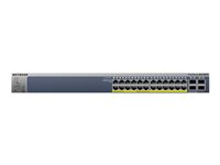 NETGEAR ProSafe GS728TPP - Commutateur - L3 Lite - Géré - 24 x 10/100/1000 (PoE+) + 4 x SFP - Ordinateur de bureau, Montable sur rack - PoE+ GS728TPP-100EUS