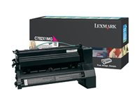 Lexmark - À rendement extrêmement élevé - magenta - original - cartouche de toner LCCP, LRP - pour Lexmark C782dn, C782dtn, C782n, X782e, X782e MFP, X782e Page Plus Solution C782X1MG