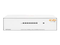 HPE Aruba Instant On 1430 8G Switch - Commutateur - non géré - 8 x 10/100/1000 - de bureau, fixation murale - BTO R8R45A#ABB