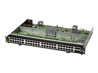 HPE Aruba 6400 - Module d'extension - Gigabit Ethernet (PoE) x 48 + Gigabit Ethernet x 4 - pour HPE Aruba 6405, 6405 48SFP+, 6405 96G, 6410 R0X40B