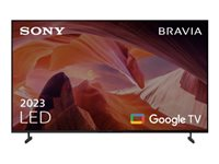 Sony Bravia Professional Displays FWD-75X80L - Classe de diagonale 75" (74.5" visualisable) - X80L Series écran LCD rétro-éclairé par LED - avec tuner TV - signalisation numérique - Smart TV - Google TV - 4K UHD (2160p) 3840 x 2160 - HDR - cadre clignotant, Direct LED - noir FWD-75X80L/UK