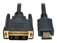 Tripp Lite 20ft HDMI to DVI-D Digital Monitor Adapter Video Converter Cable M/M 20' - Câble vidéo - HDMI (M) pour DVI-D (M) - 6.1 m - double blindage - noir P566-020