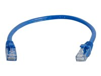 C2G Cat5e Booted Unshielded (UTP) Network Patch Cable - Cordon de raccordement - RJ-45 (M) pour RJ-45 (M) - 5 m - UTP - CAT 5e - moulé, sans crochet, bloqué - bleu 83165